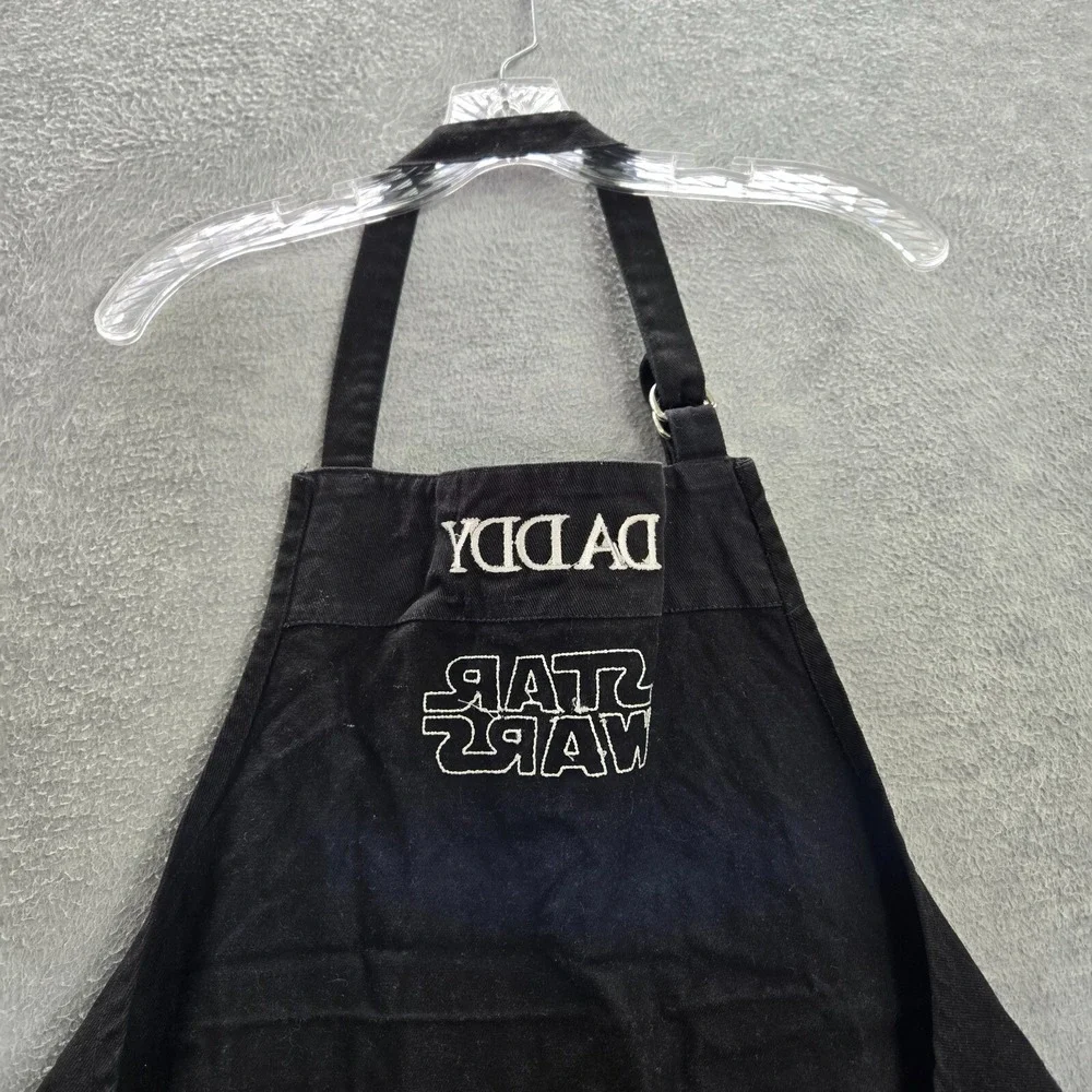 Star‎ Wars Men Apron One Size Black Darth Vader Yoda Storm Trooper Daddy Logo